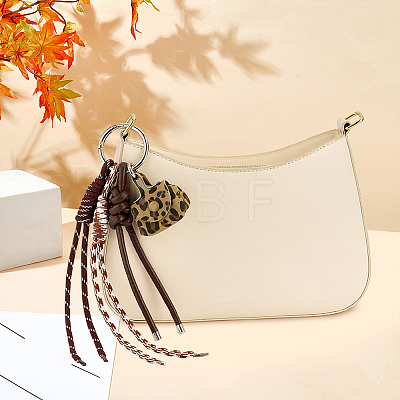 PU Leather & Nylon Cord Pendant Decorations HJEW-MA00052-1