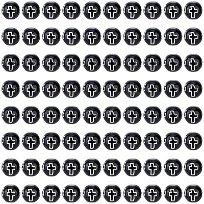 600Pcs Craft Style Acrylic Beads SACR-PA0001-35-1