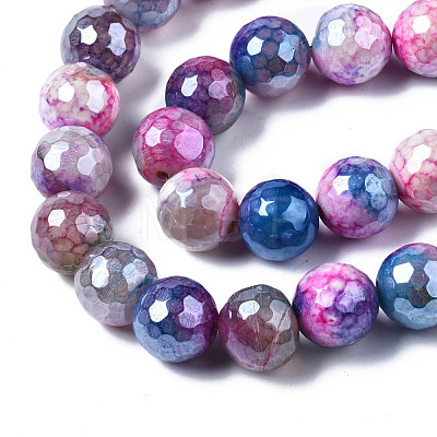 Natural Agate Beads Strands G-Q998-013E-1