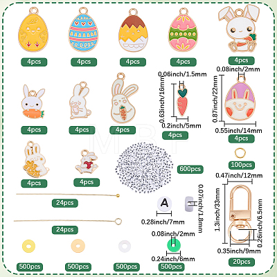 Easter DIY Keychian Making Kits DIY-BM0002-28-1