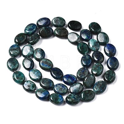 Natural Chrysocolla and Lapis Lazuli Beads Strands X-G-N330-031-1