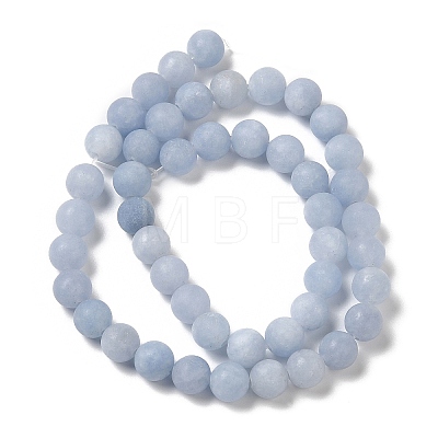 Natural Dyed Jade Beads Strands G-M402-B01-06-1