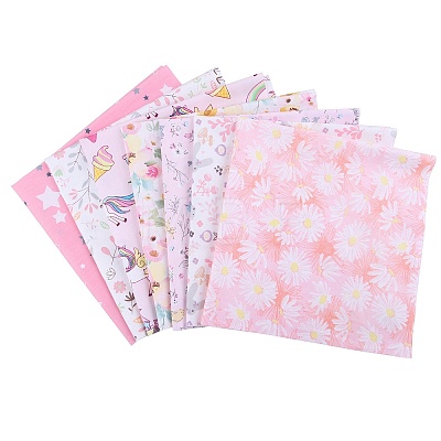 7Pcs Printed Cotton Fabric PW-WG71064-01-1