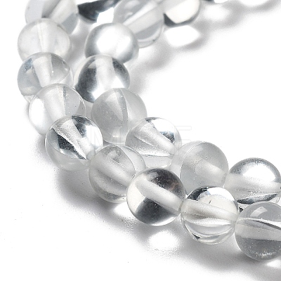 Synthetic Moonstone Beads Strands G-P528-J01-09-1