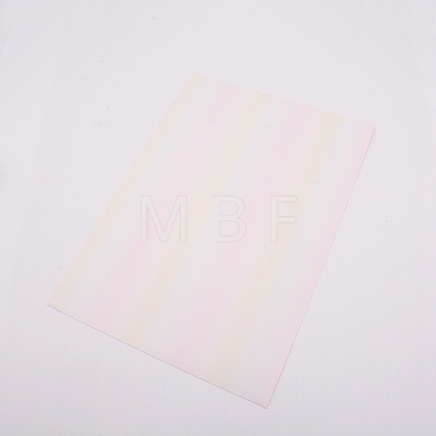 Flower Pattern Imitation Leather Fabric DIY-WH0183-06C-1
