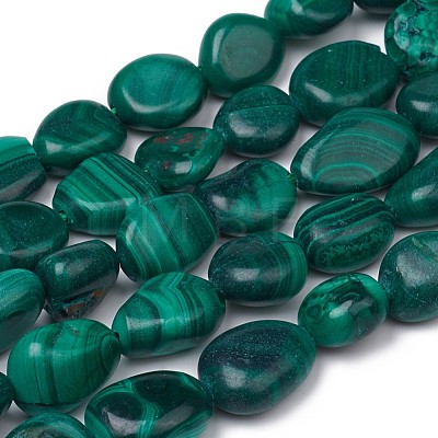 Natural Malachite Beads Strands X-G-L493-42A-1