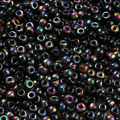 Iris Glass Seed Beads SEED-Z001-C-D08-1