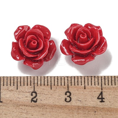 Synthetic Coral Dyed Carved Beads SHEL-I001-05B-1