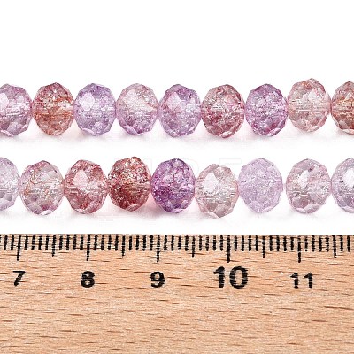 Transparent Glass Beads Strands X-GLAA-T023-4mm-A03-1