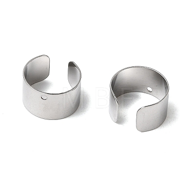 304 Stainless Steel Ear Cuff Findings STAS-G379-01P-1