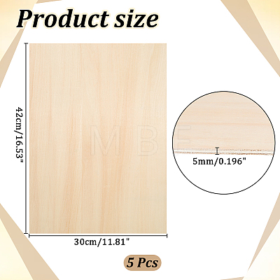 Wood Board DIY-WH0591-420-1-1