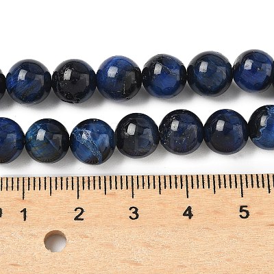 Grade B Natural Tiger Eye Beads Strands LS-G-F591-18-8mm-01-1