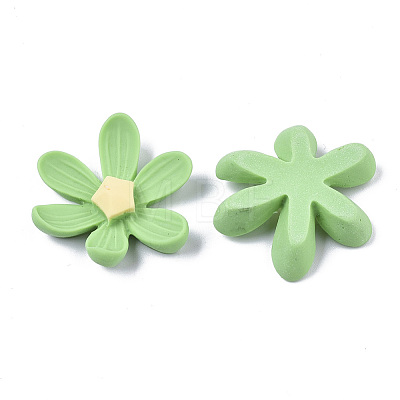 Opaque Resin Cabochons CRES-T022-16B-1