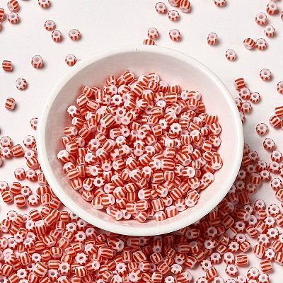 6/0 Opaque Colours Seep Glass Seed Beads SEED-F003-04A-14-1