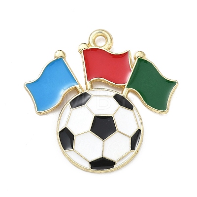 Alloy Enamel Pendants ENAM-I075-01G-10-1