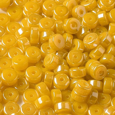 Opaque Colours Luster Glass Seed Beads SEED-E001-P3x6mm-A09-1