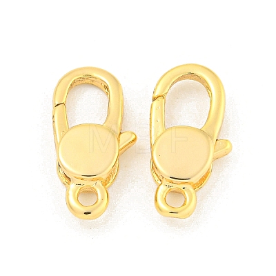 Brass Lobster Claw Clasps KK-K382-05G-1