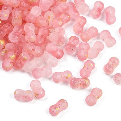 Gradient Color Transparent Acrylic Beads OACR-M023-02F-1