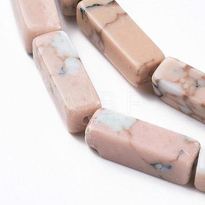 Synthetic Imperial Jasper Beads Strands G-E508-02L-1