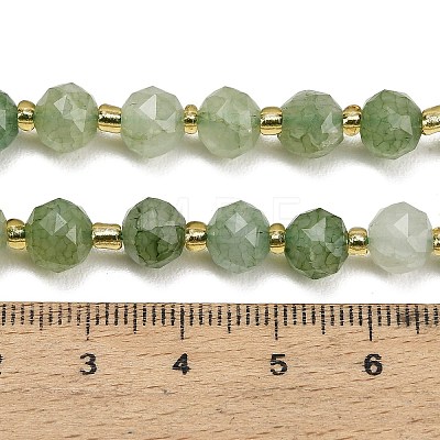 Dyed Imitation Jade Glass Beads Strands GL-Z001-02B-02-1