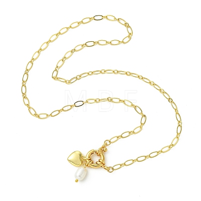 Brass Figaro Chains Necklaces NJEW-JN06460-1