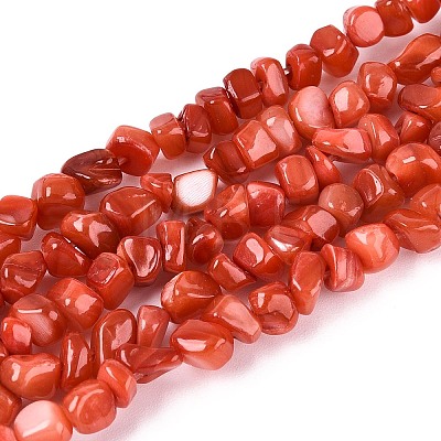 Natural Freshwater Shell Beads Strands SHEL-N037-04D-1