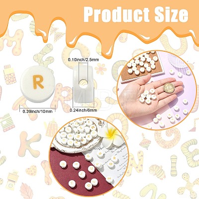 Handmade Printed Porcelain Beads PORC-CJZ0002-001B-1