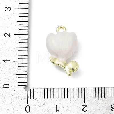 Alloy Enamel Pendants PALLOY-R151-45G-04-1