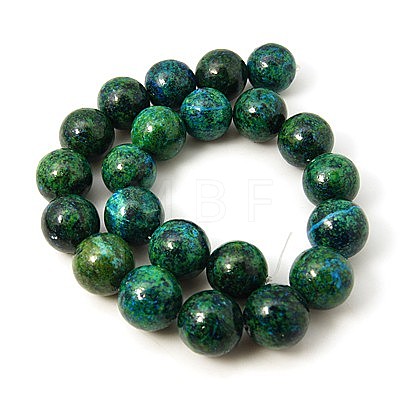 Synthetic Chrysocolla Beads Strands G-L529-B01-10mm-1