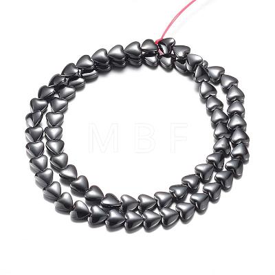 Original Magnetic Synthetic Hematite Bead Strands G-A164-01A-1