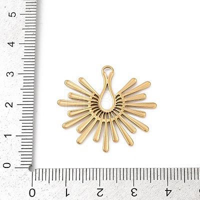 304 Stainless Steel Pendants STAS-C121-23G-1