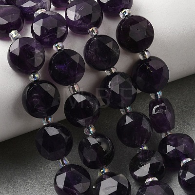 Natural Amethyst Beads Strands G-D105-A02-1