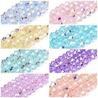 Transparent Glass Beads Strands EGLA-N021-4mm-M-1