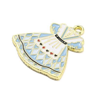 Alloy Enamel Pendants X-ENAM-K070-05A-G-1