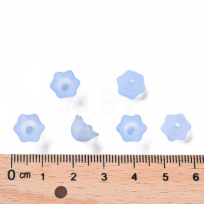 Transparent Acrylic Beads Caps PL543-5-1