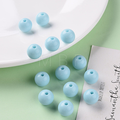 Opaque Acrylic Beads X-MACR-S370-C12mm-A07-1