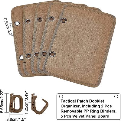 Flip-Page Hook & Loop Patch Book DIY Kit FIND-WH0108-48B-1