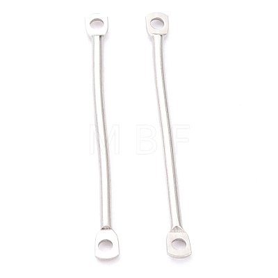 Non-Tarnish 201 Stainless Steel Links Connectors X-STAS-B011-01A-P-1