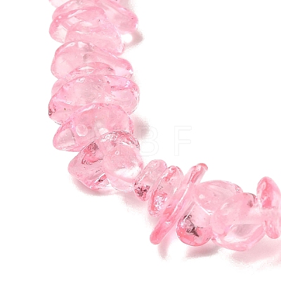 Transparent Glass Beads Strands GLAA-P060-01C-17-1