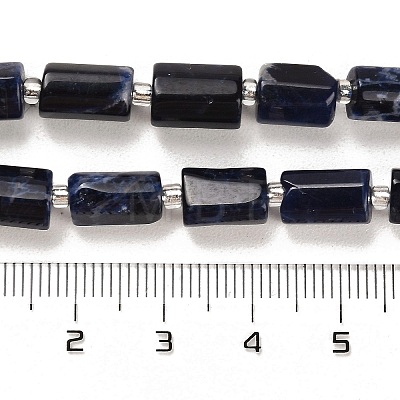 Natural Sodalite Beads Strands G-G068-A04-01-1