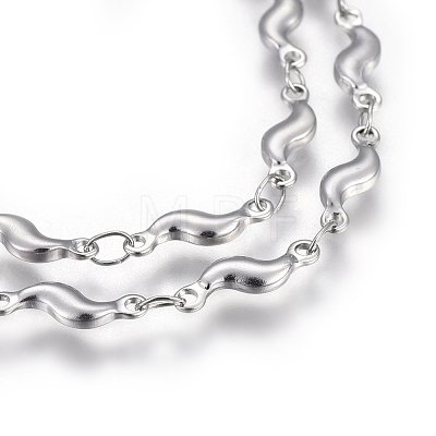 3.28 Feet 304 Stainless Steel Link Chains X-STAS-P219-35-1