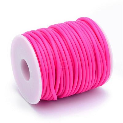Hollow Pipe PVC Tubular Synthetic Rubber Cord RCOR-R007-3mm-11-1