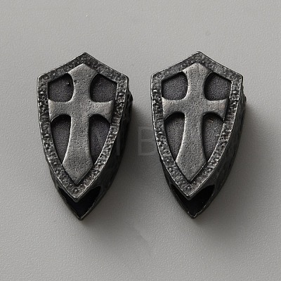 Brass European Beads KK-WH0062-196B-1