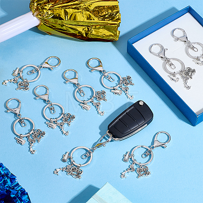 10Pcs Alloy Keychain KEYC-PH01627-1
