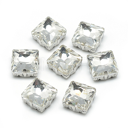 Sew on Rhinestone RGLA-T037-10x10mm-01-1