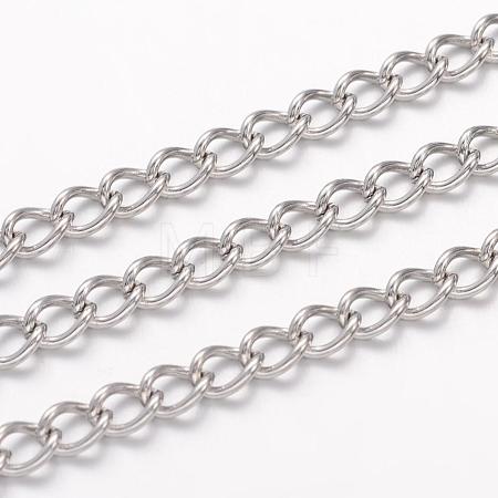 Tarnish Resistant 304 Stainless Steel Twisted Chains CHS-H007-24P-1