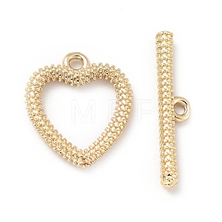 Rack Plating Brass Toggle Clasps KK-E034-07LG-1