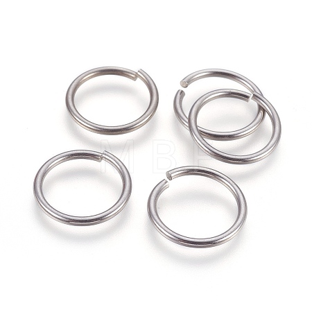 Tarnish Resistant 304 Stainless Steel Saw Cut Open Jump Rings STAS-P212-25P-06-1