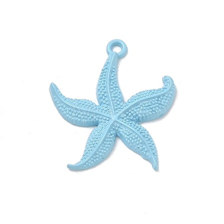 Spray Painted Alloy Pendants AL-CBA5D51-02B-1