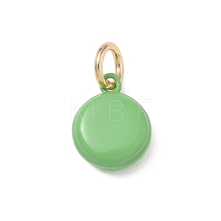 Spray Painted Brass Charms KK-CBAEB58-04B-1